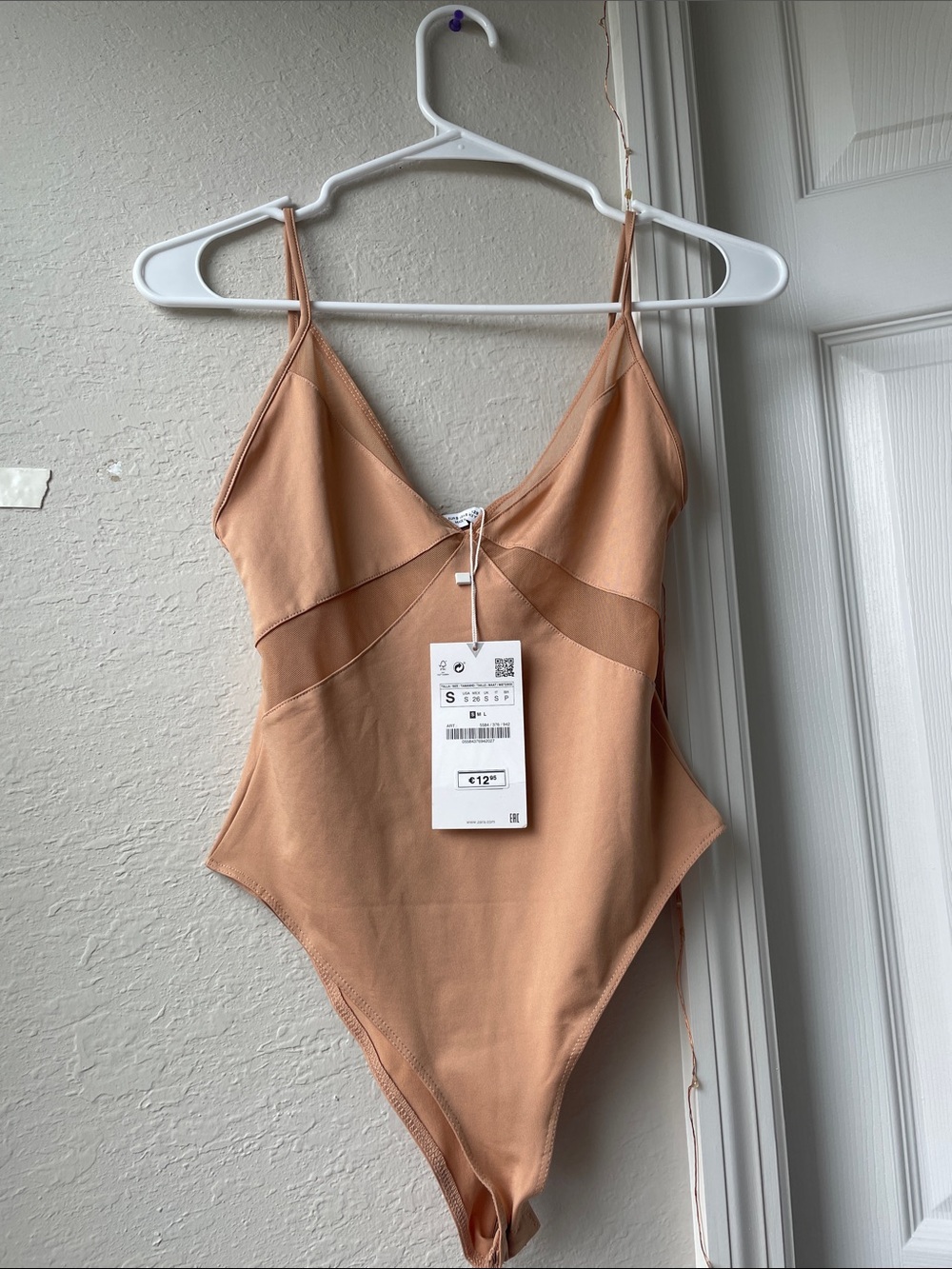 One-Piece bodysuit in Warm Tan